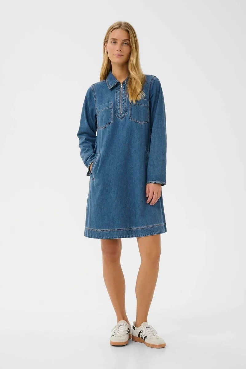 Robe en denim