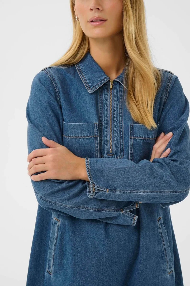 Robe en denim
