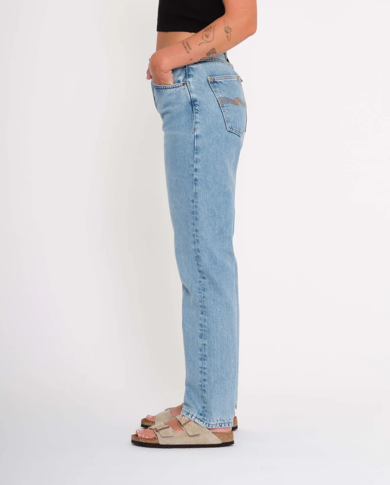 Jean droit en coton bio Lofty Lo Light Vintage