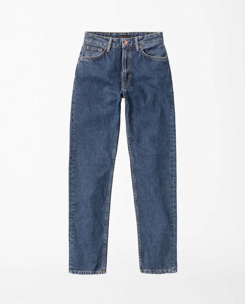 Jean mom en coton bio Breezy Britt 90s Stone
