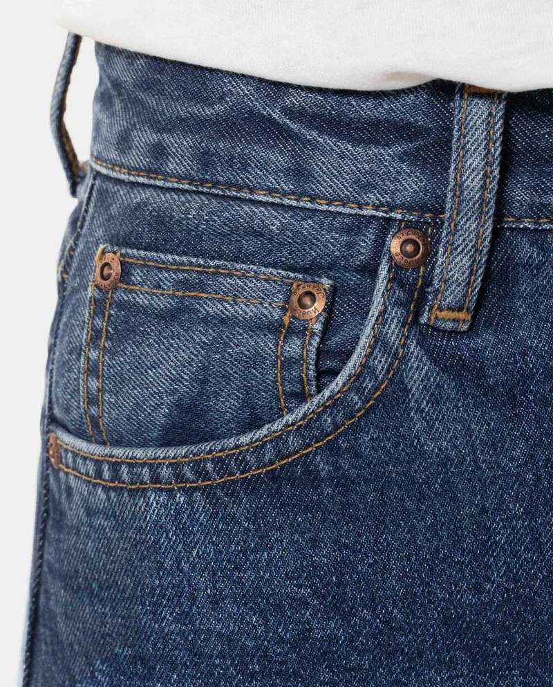 Jean mom en coton bio Breezy Britt 90s Stone