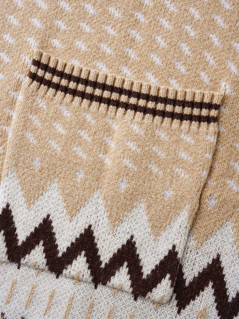 Supersoft Essentials Bandana Geometric Pocket Cardigan