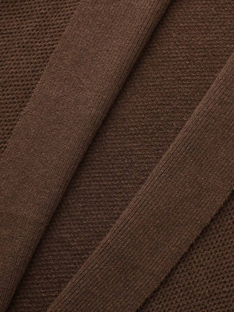 Supersoft Essentials Textured Lapel Collar Cardigan