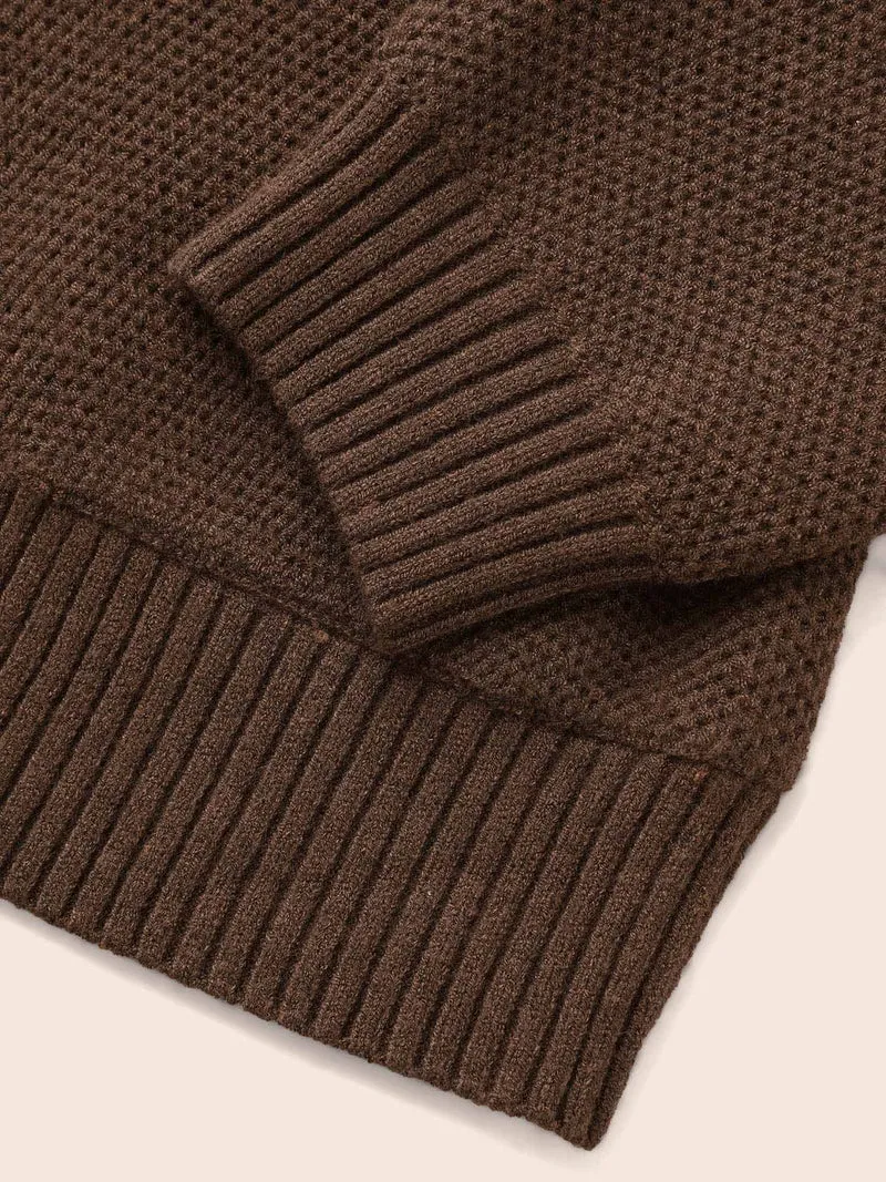 Supersoft Essentials Textured Lapel Collar Cardigan