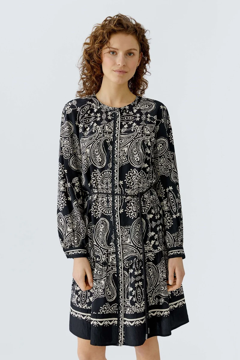 Robe courte imprimé graphique