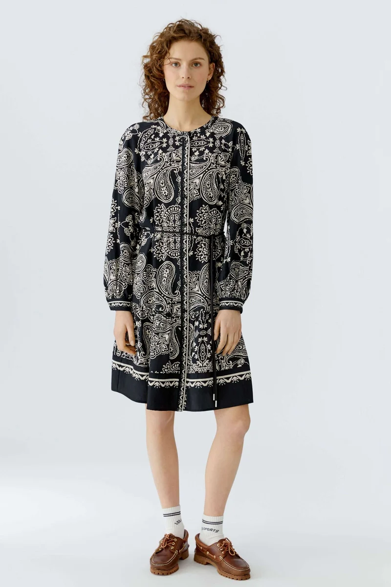 Robe courte imprimé graphique