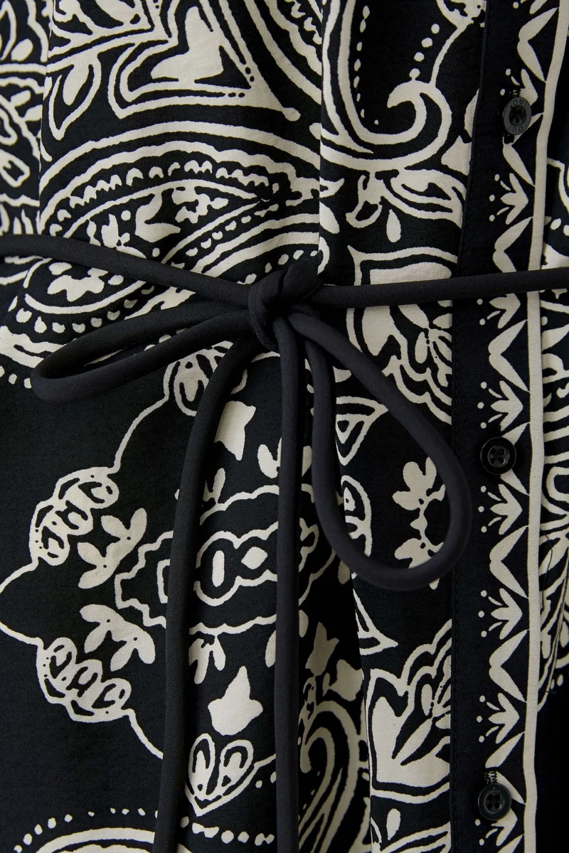 Robe courte imprimé graphique