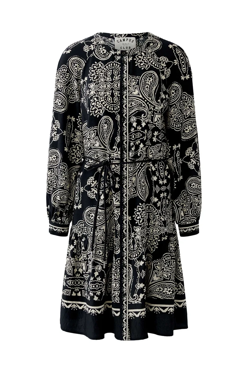 Robe courte imprimé graphique