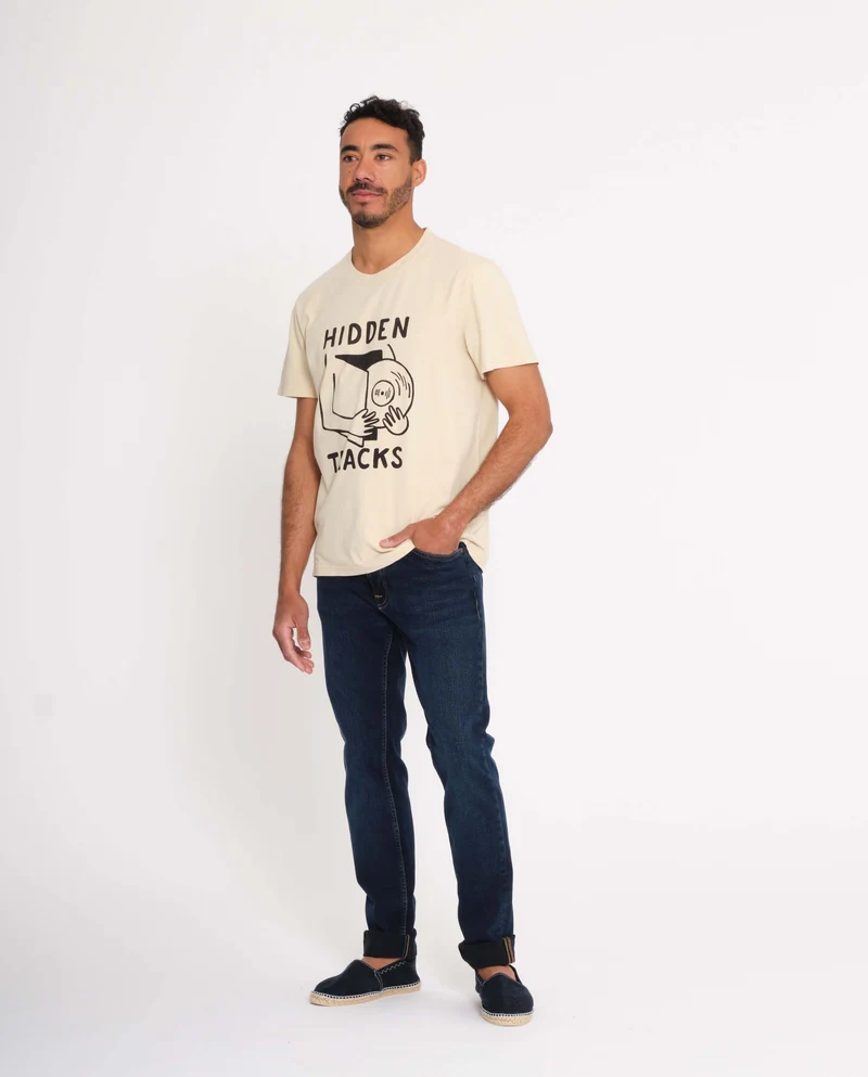 Jean fuselé en coton bio Lean Dean New Ink