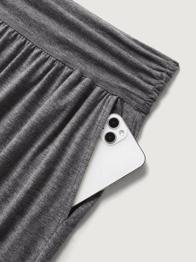 Supersoft Stretchy Pleated Waist Straight-Leg Pants