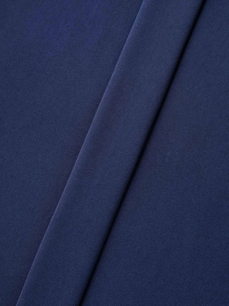 Metal Button Pleated Front Blouse