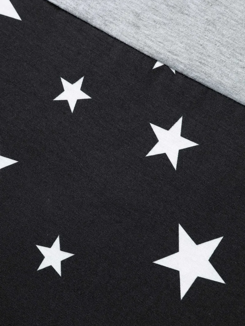 Starry Color-Block Stretchy T-Shirt
