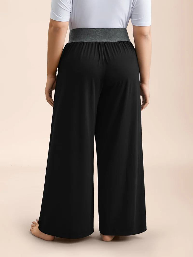 Color-Block Drawstring Lounge Bottoms