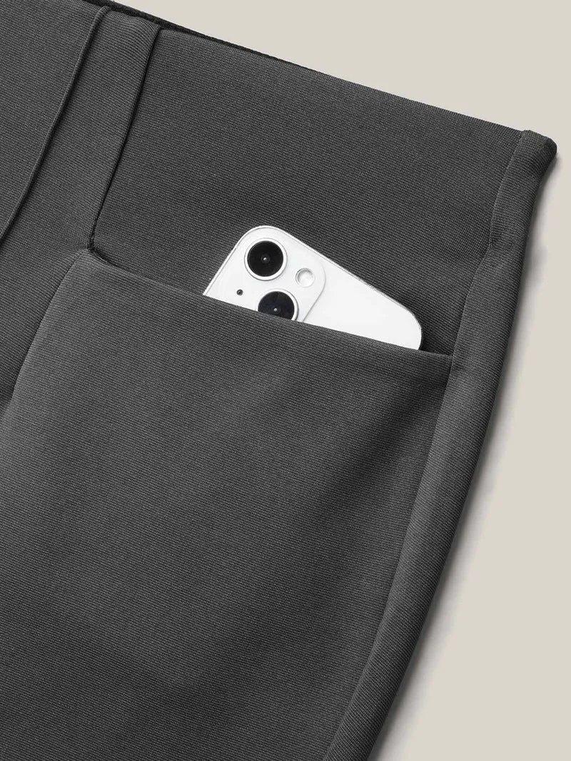 Heather No-Seam Skinny-Fit Pants