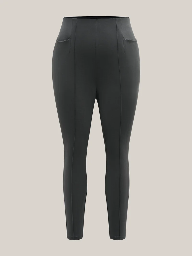 Heather No-Seam Skinny-Fit Pants