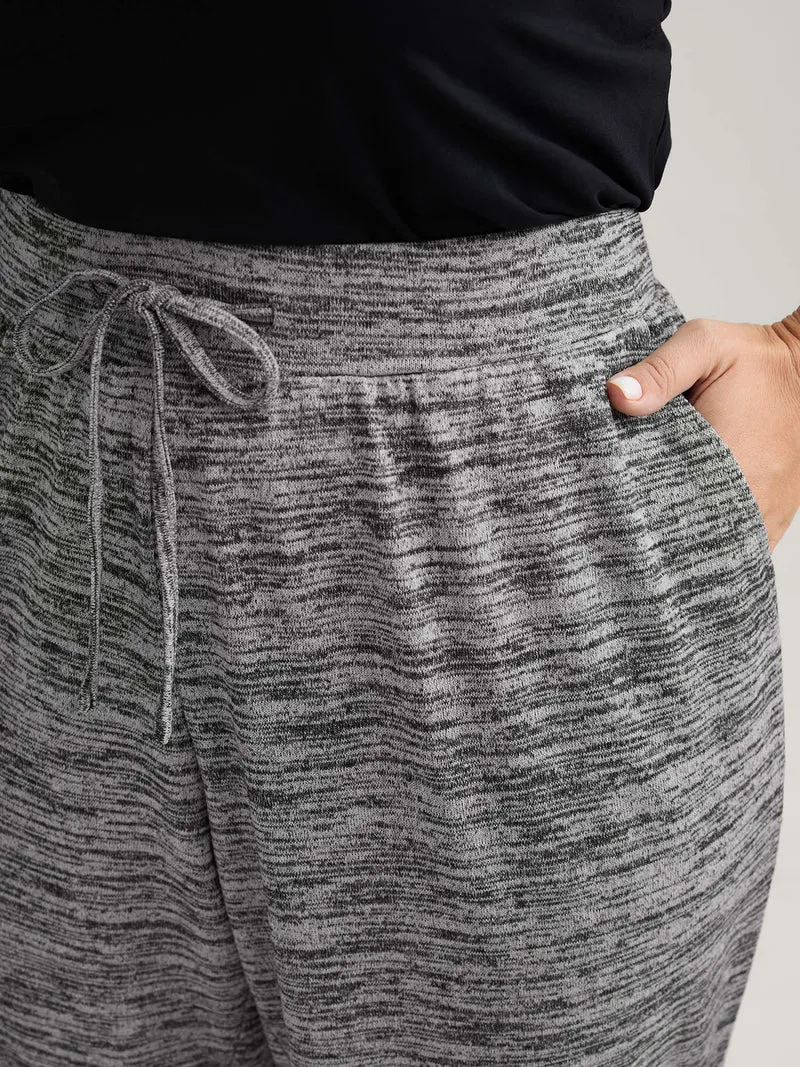 Plain Heather Drawstring Lounge Bottoms