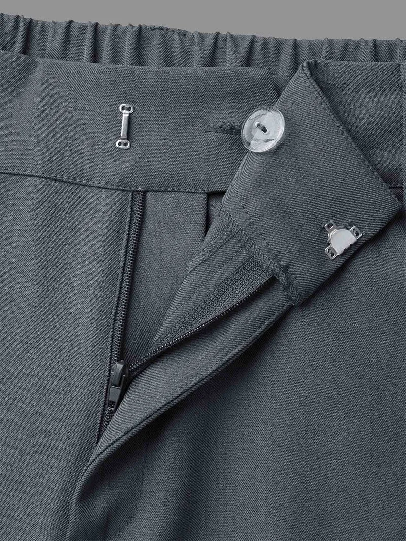 Stretchy-Waist Roll Hem Pants