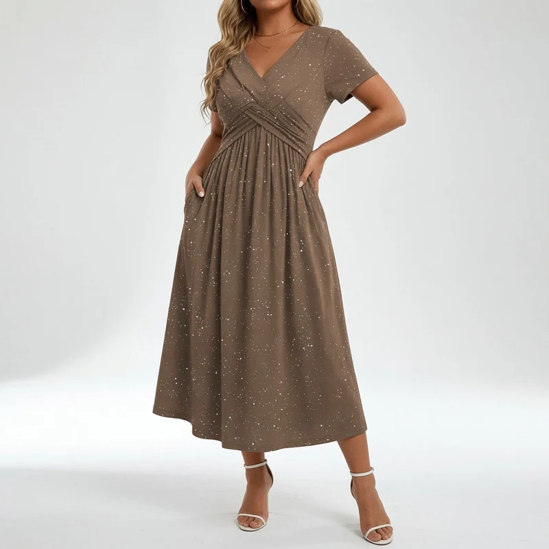 Florévia™ — Robe florale fluide élégance romantique