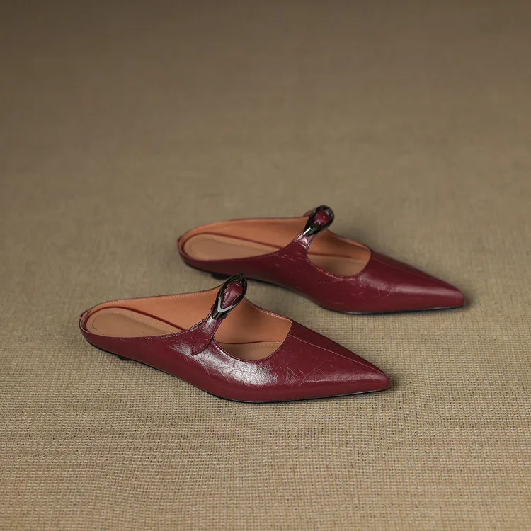 Regine | Mules à Pointe avec Boucle