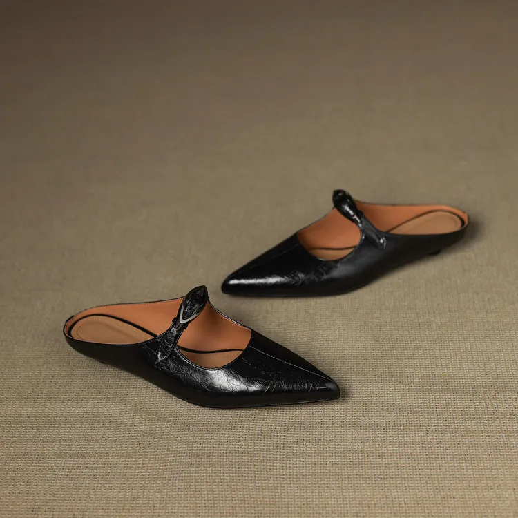 Regine | Mules à Pointe avec Boucle