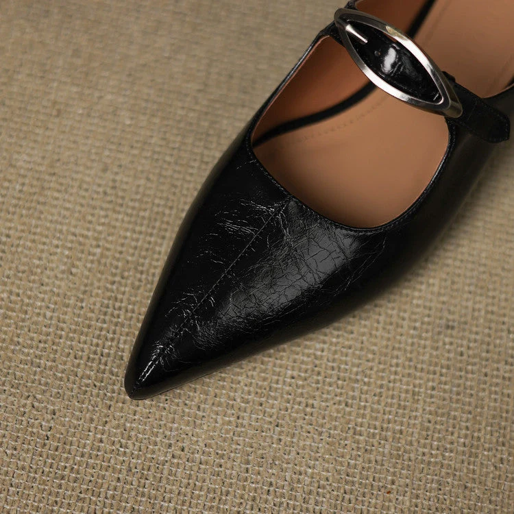 Regine | Mules à Pointe avec Boucle