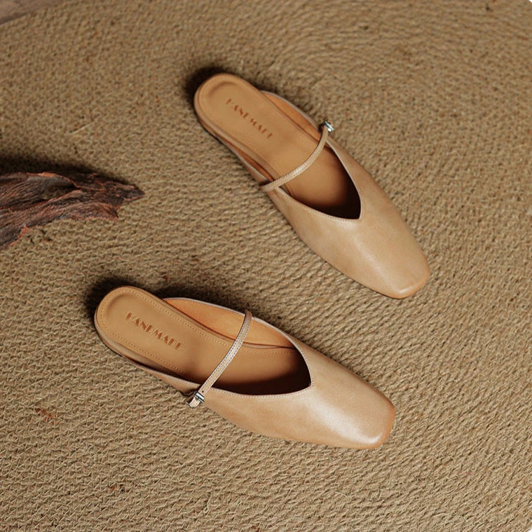 Carol | Mules Mary Jane à Bout Carré
