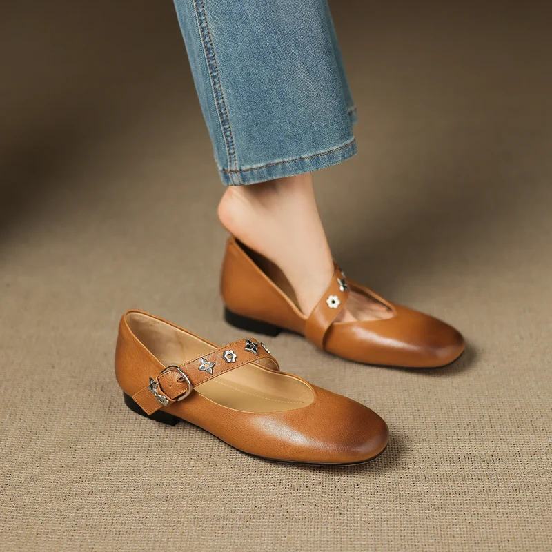 Kylen | Ballerines Mary Jane avec Clous