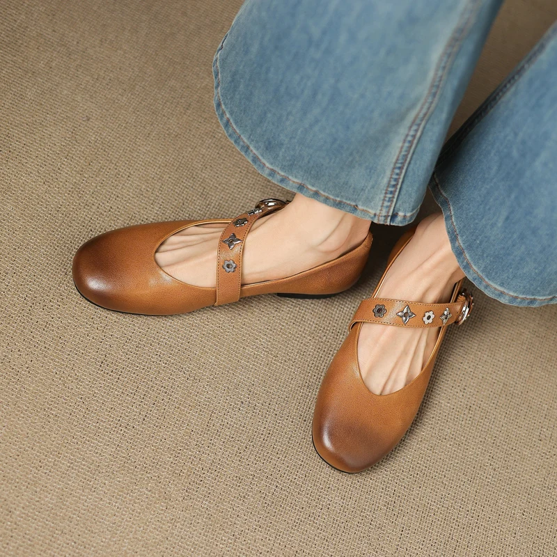 Kylen | Ballerines Mary Jane avec Clous