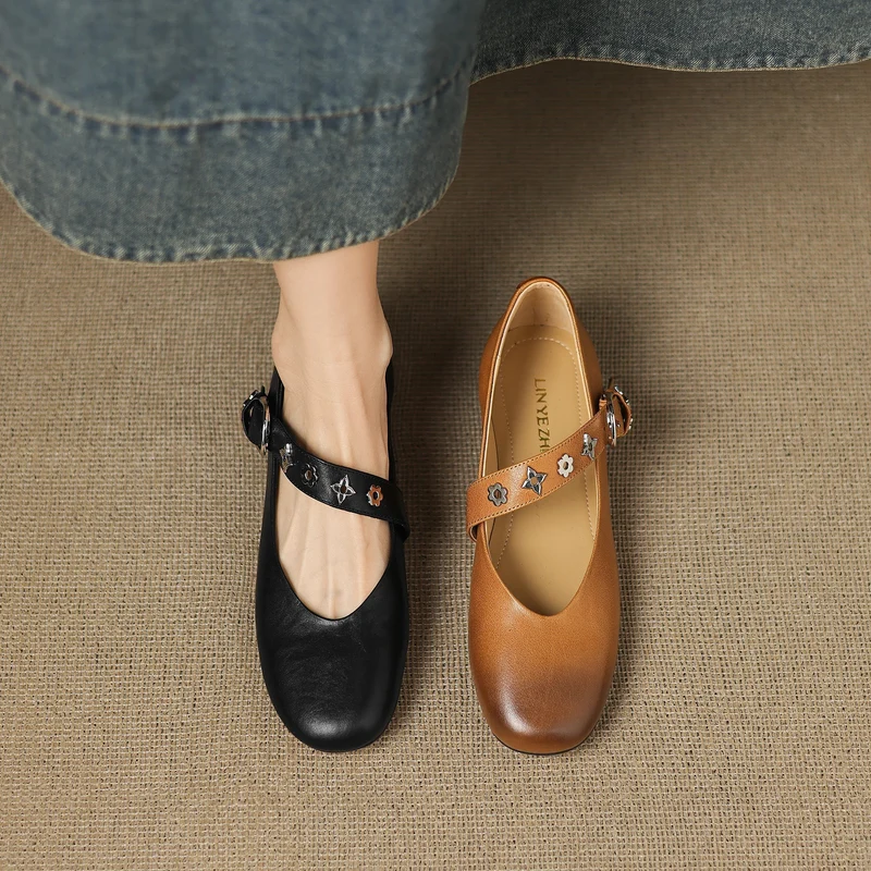 Kylen | Ballerines Mary Jane avec Clous