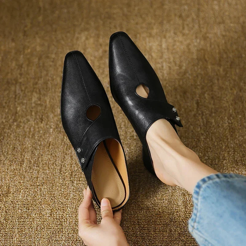 Miles | Mules à Punta avec Détails Découpés