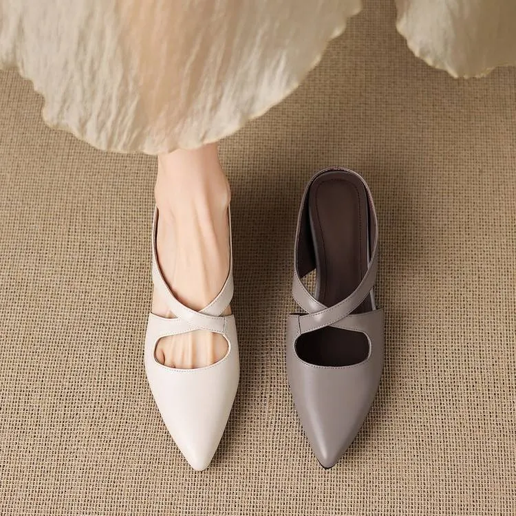 Ericka | Sabot à Pointe avec Brides