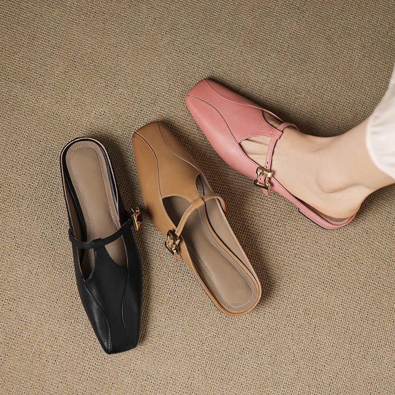 Lavinia | Mules avec Bride en T