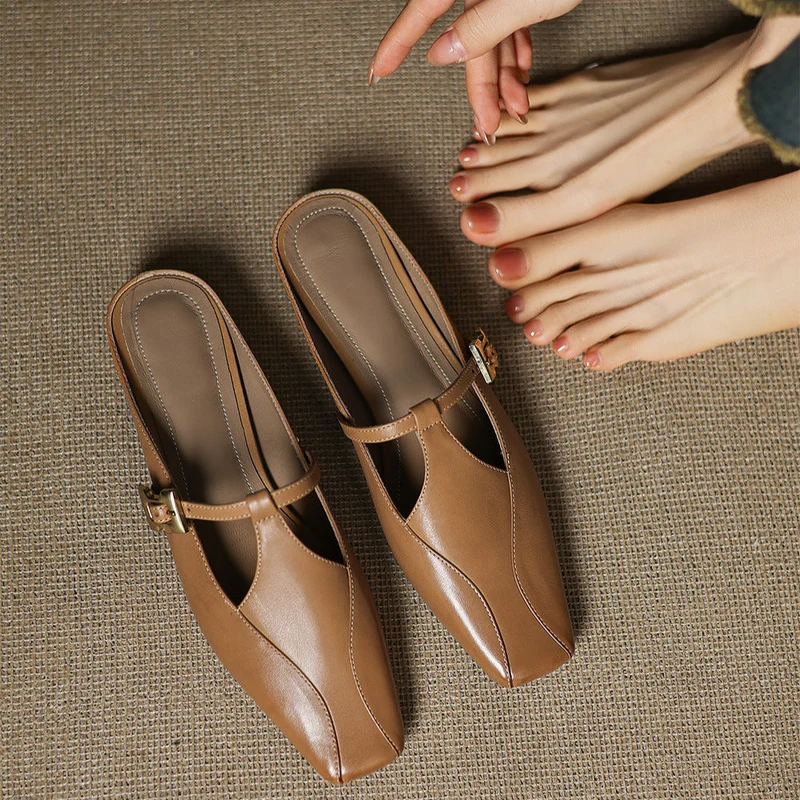 Lavinia | Mules avec Bride en T