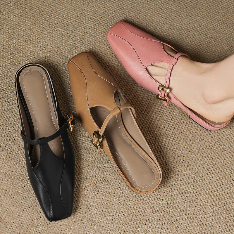 Lavinia | Mules avec Bride en T