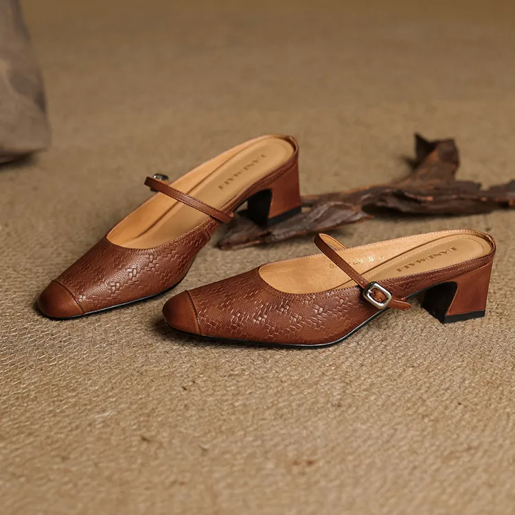 Liana | Mules Mary Jane à Talon