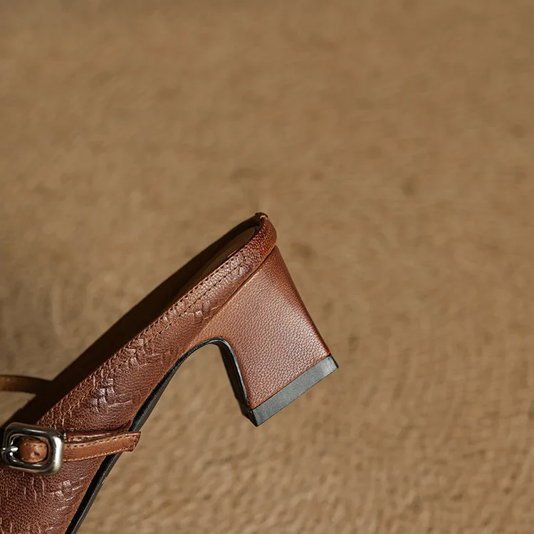 Liana | Mules Mary Jane à Talon