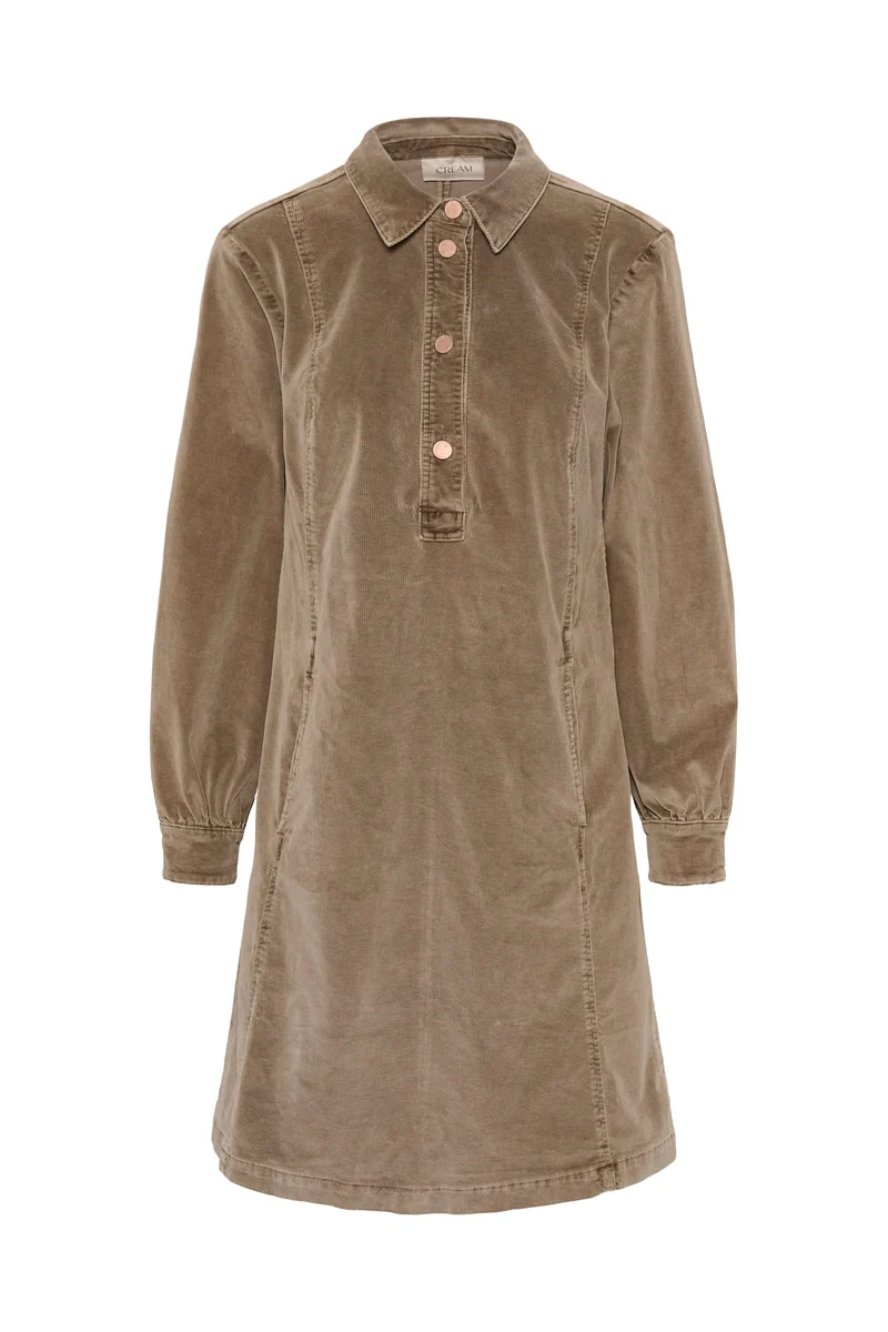 Robe courte en velours côtelé Brady