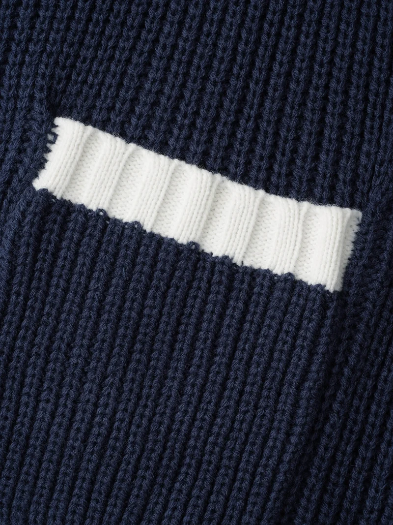 Contrast Hood Hemline Pockets Open Cardigan
