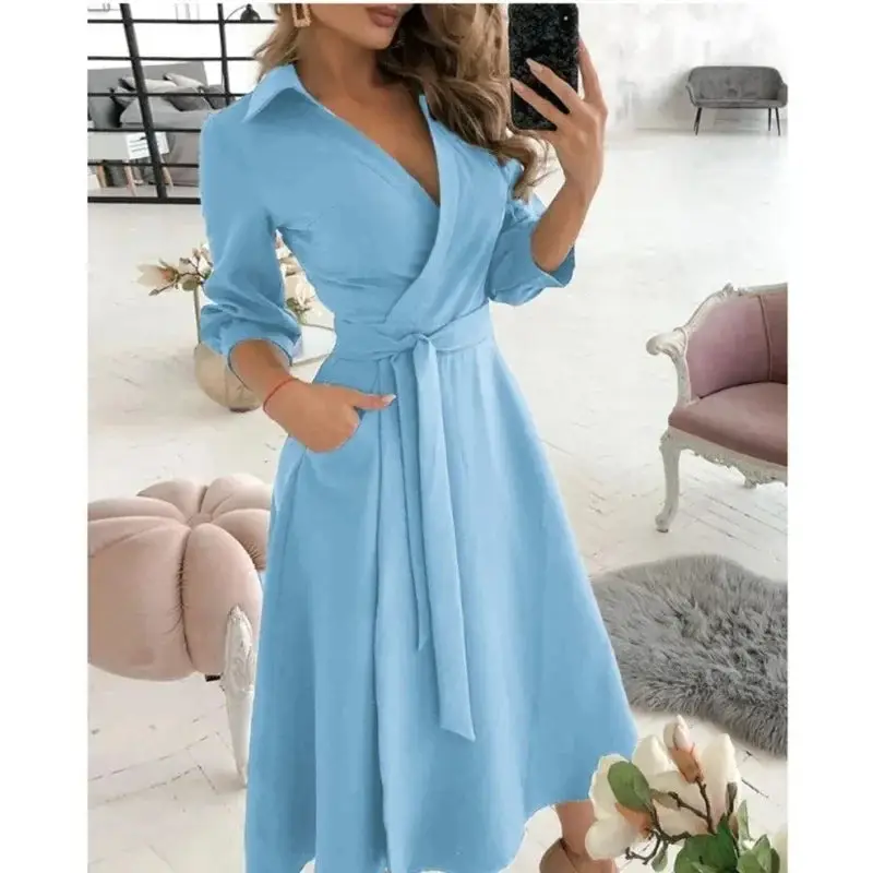 Women's Structured Fabric Blazer Dress | Elegant Tailored Belted Design