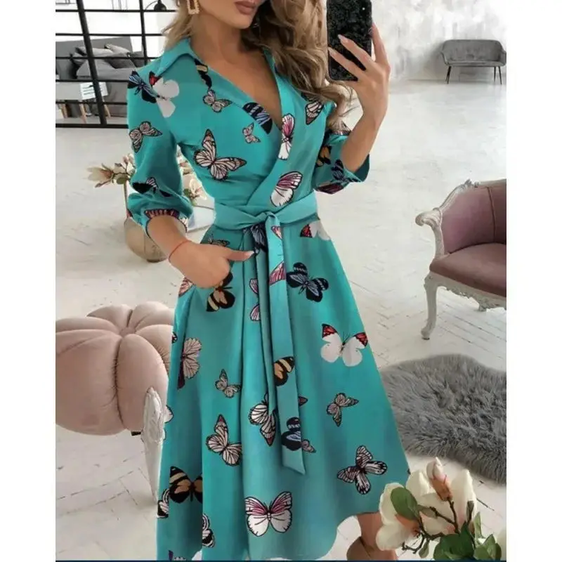 Women's Structured Fabric Blazer Dress | Elegant Tailored Belted Design