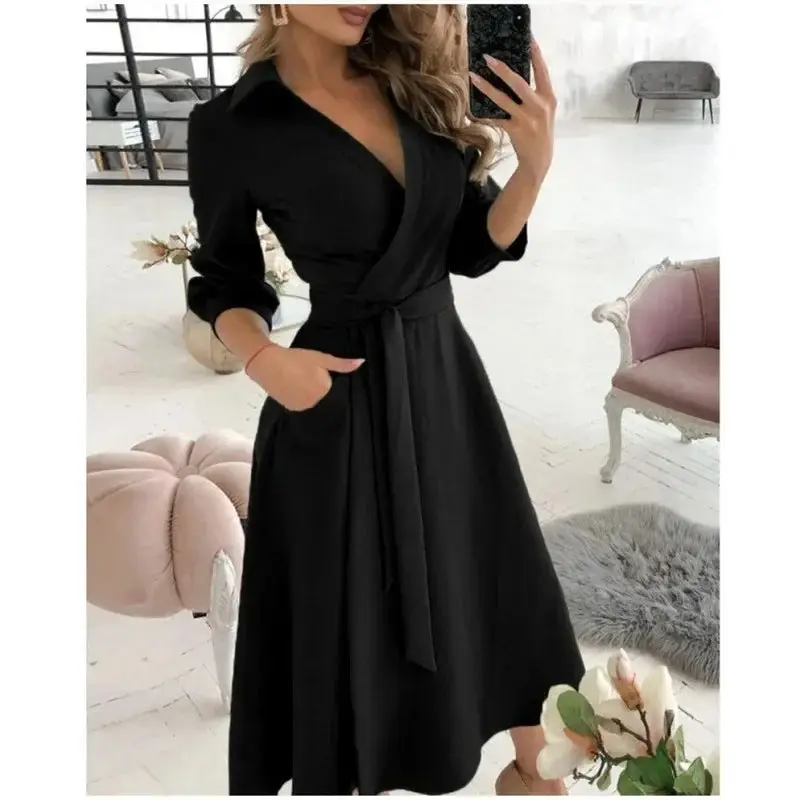 Women's Structured Fabric Blazer Dress | Elegant Tailored Belted Design
