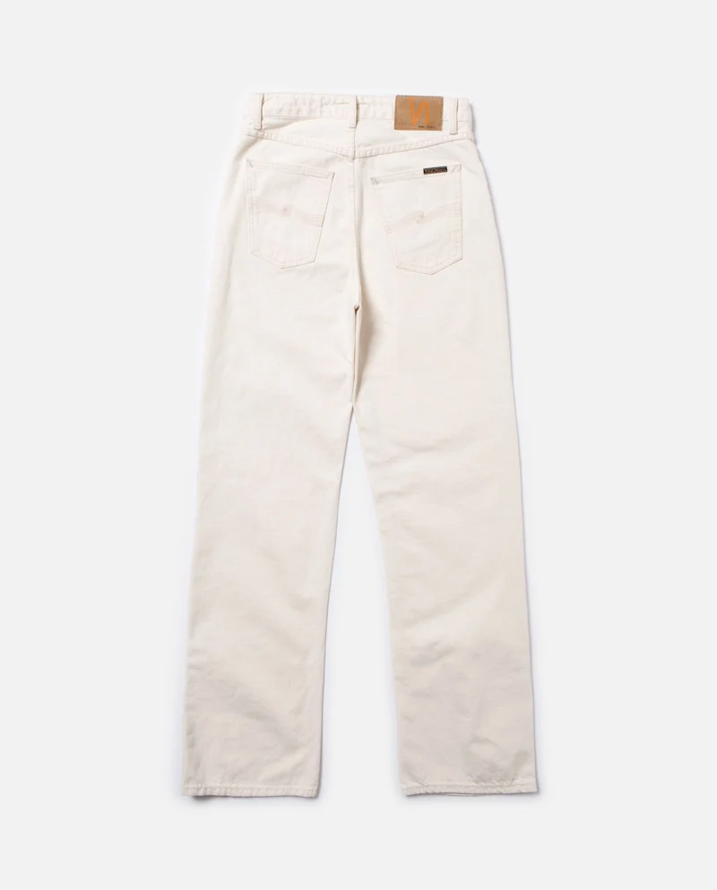 Jean ample en coton bio Clean Eileen Limestone