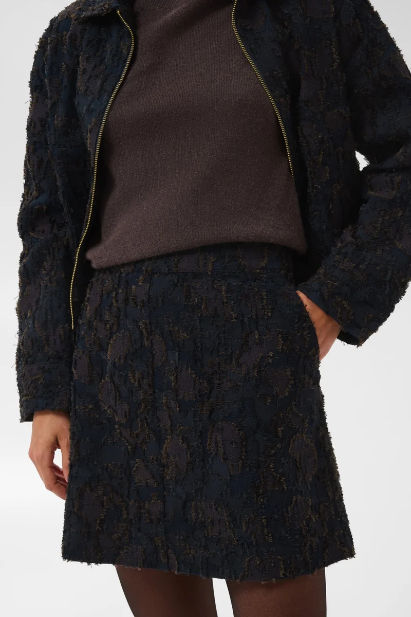 Jupe courte texturée Cemille