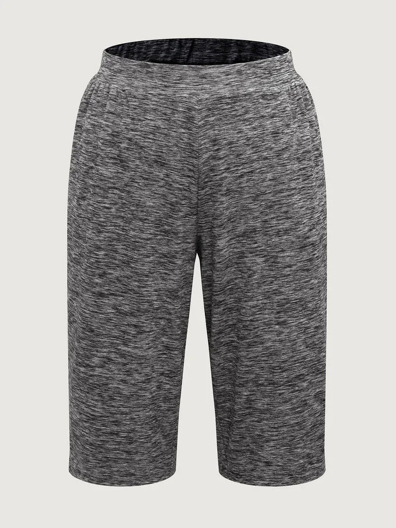 Stretchy Straight Leg Cropped Pants