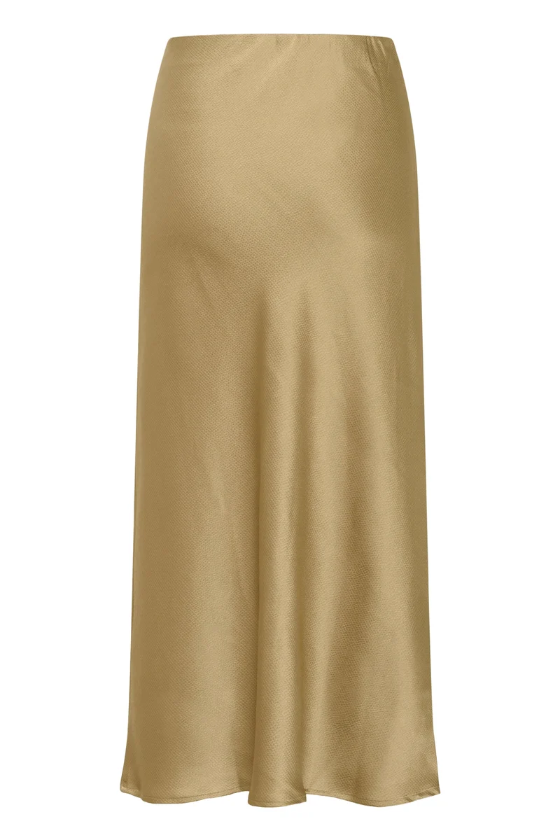 Jupe Lotte longue fluide en maille texturée