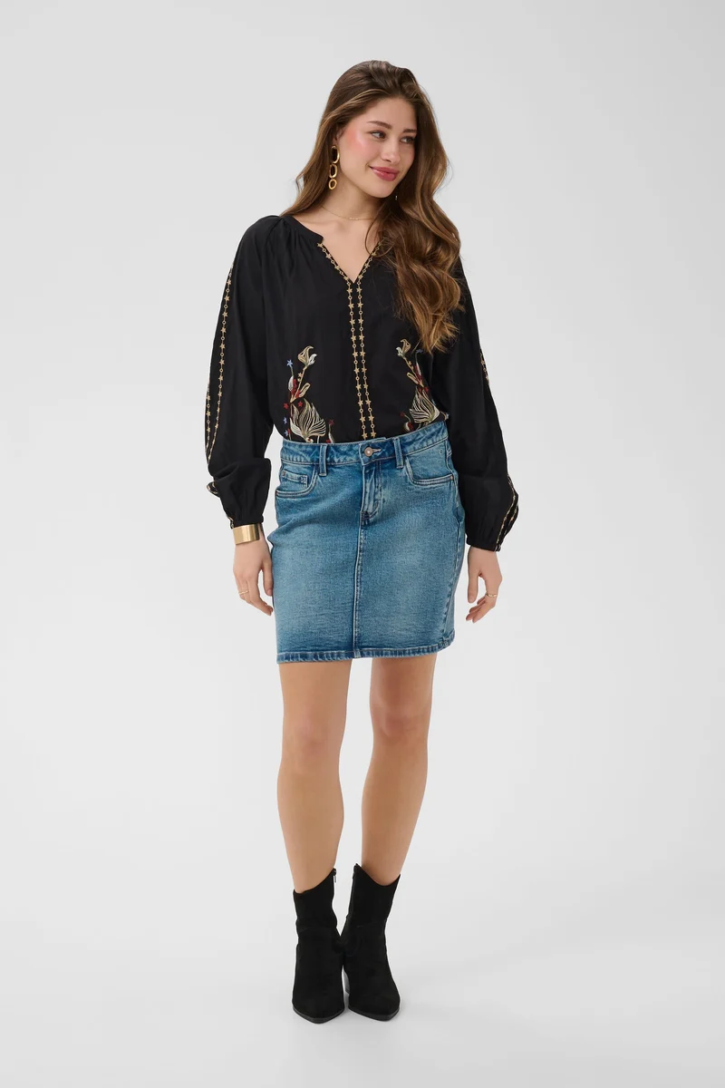 Jupe Darla courte en denim