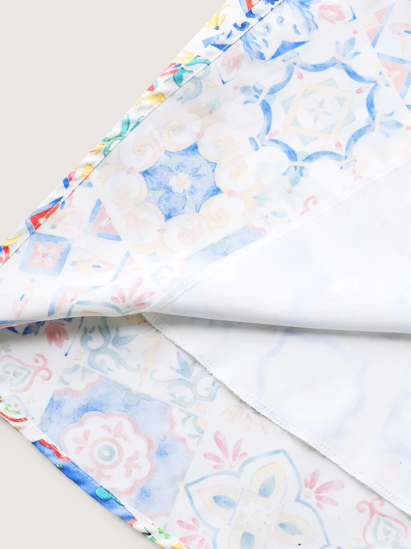Floral Collage Pockets Cami Midi Dress