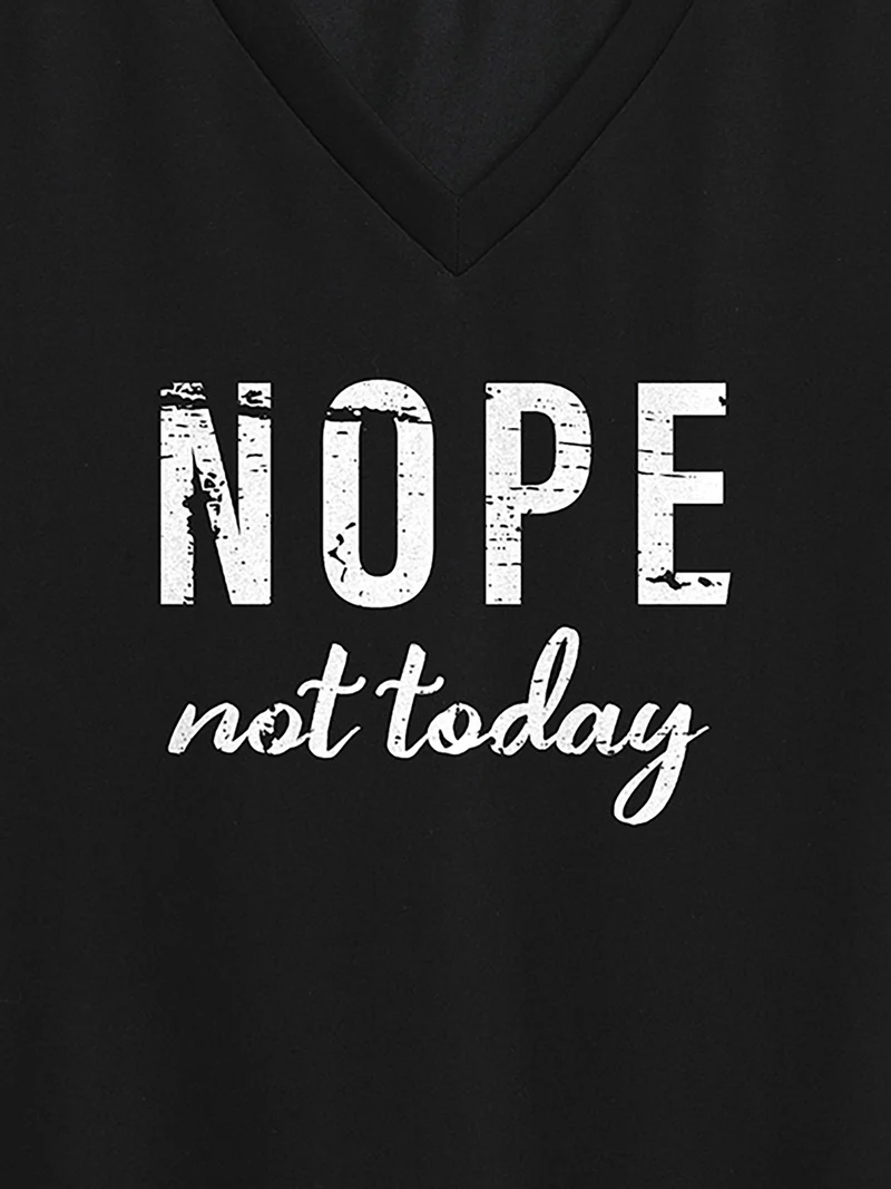 Lazy Vibes V-Neck T-Shirt