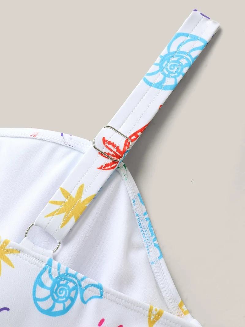 Marine Elements Twist Front Swim Dress
