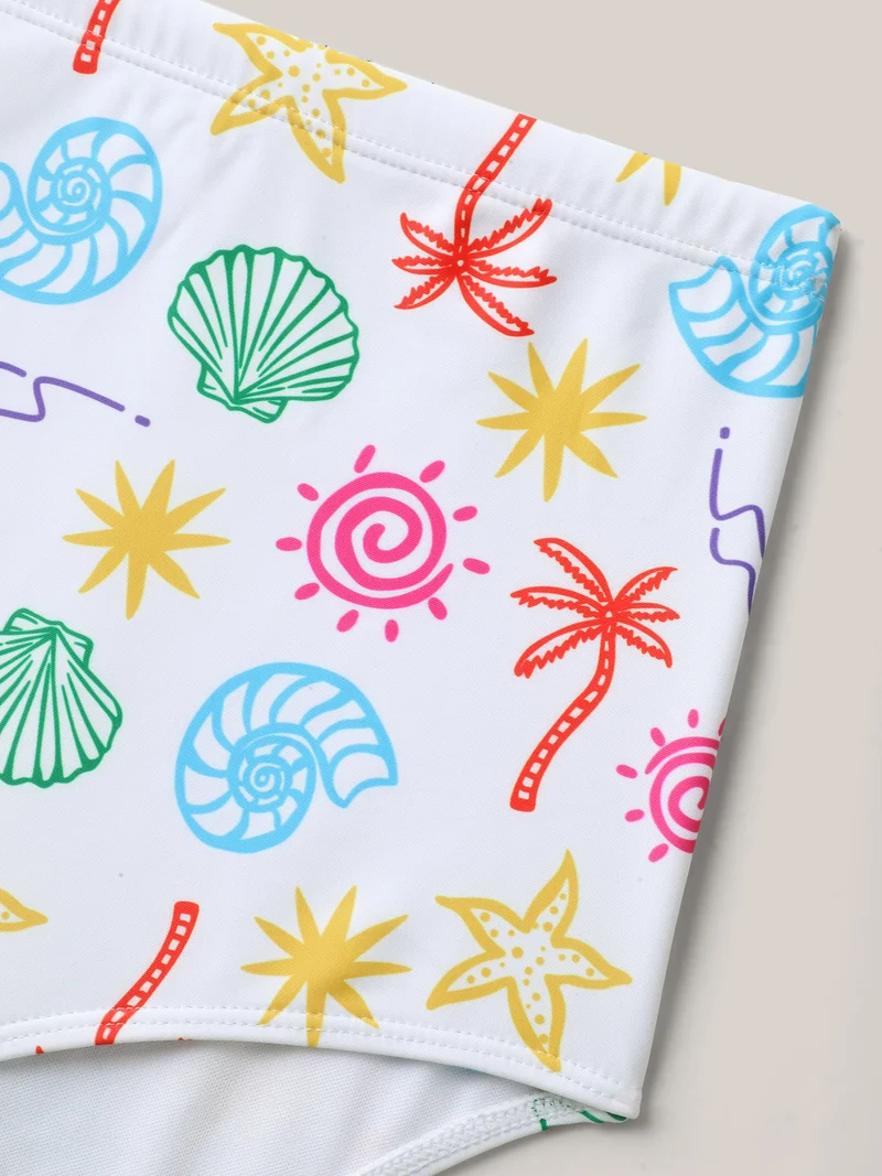 Marine Elements Twist Front Swim Dress